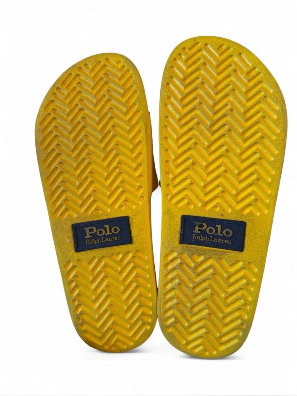 Polo by Ralph Lauren Yellow Slide Sandals